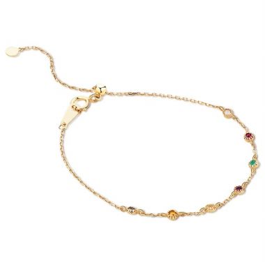 Colored Gemstones Bracelet