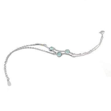 Silver Double Layer Bracelet