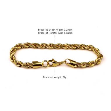 Scottish Gold Twist Bracelet