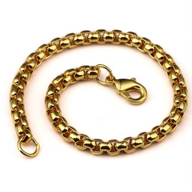 Gold Plated Hip Hop Metal Bracelet