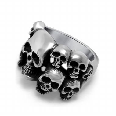 Casted Stainless Steel Skull Ring