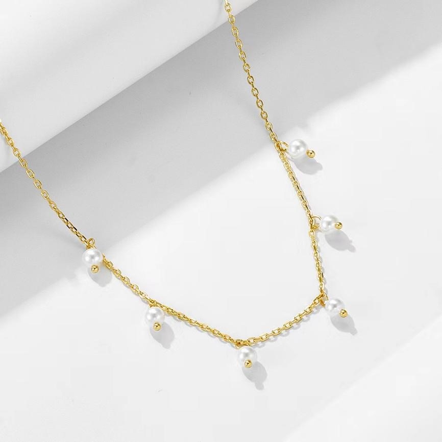 Pearl Station Necklace