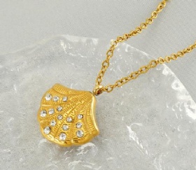 Gold Shell Necklace