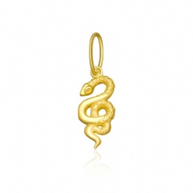 s925 Sterling Silver Snake Pendant