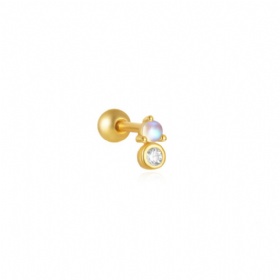 Single Pearl Diamond Studs