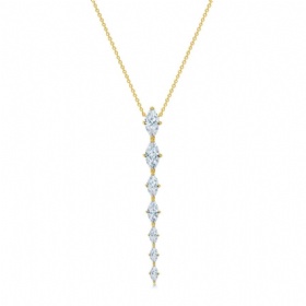 Marquise Diamond Lariat Necklace