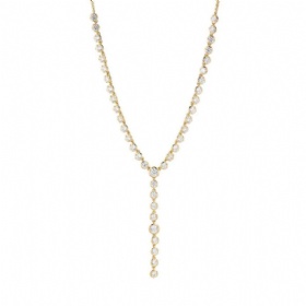 CZ Lariat Necklace