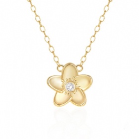 Flower Diamond Necklace