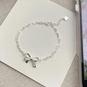 Bowknot Cable Chain Bracelet