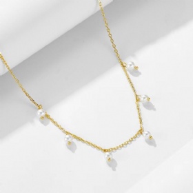 Pearl Station Necklace