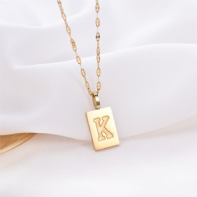 Initial Pendant Necklace