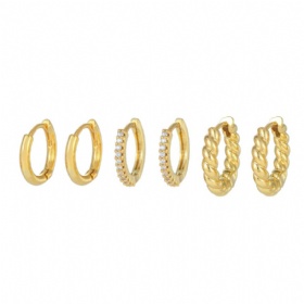 Hoop Earrings Set