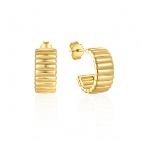 Gold Tubogas Earrings