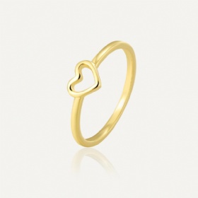 Hollow Heart Ring