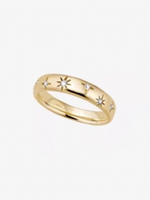 Starburst CZ Eternity Band