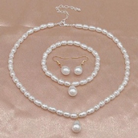 Pearl Jewelry Set