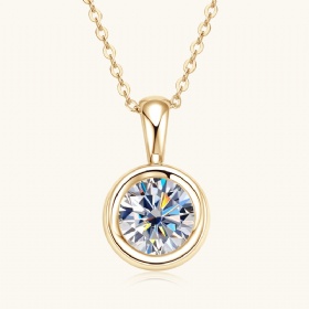 Moissanite Pendant Necklace