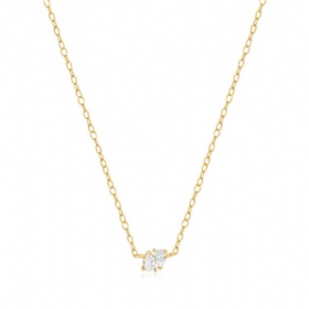 Teardrop Diamond Necklace