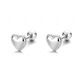 Heart Piercing Studs