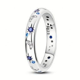 Sun and Moon Colored Diamond Ring