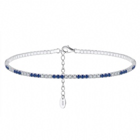 Two Tone Tennis Bracelet