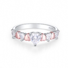 Heart CZ Ring