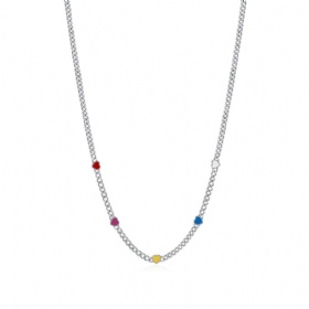 Colorful Heart Enamel Necklace