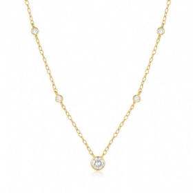 Diamond Station Necklace