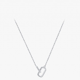 Interlocking Oval Link Necklace