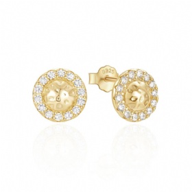 Round Halo Studs