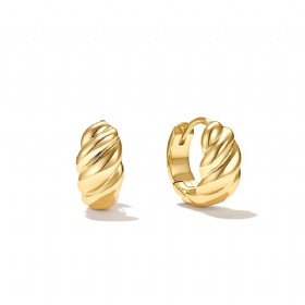 Croissant Hoop Earrings